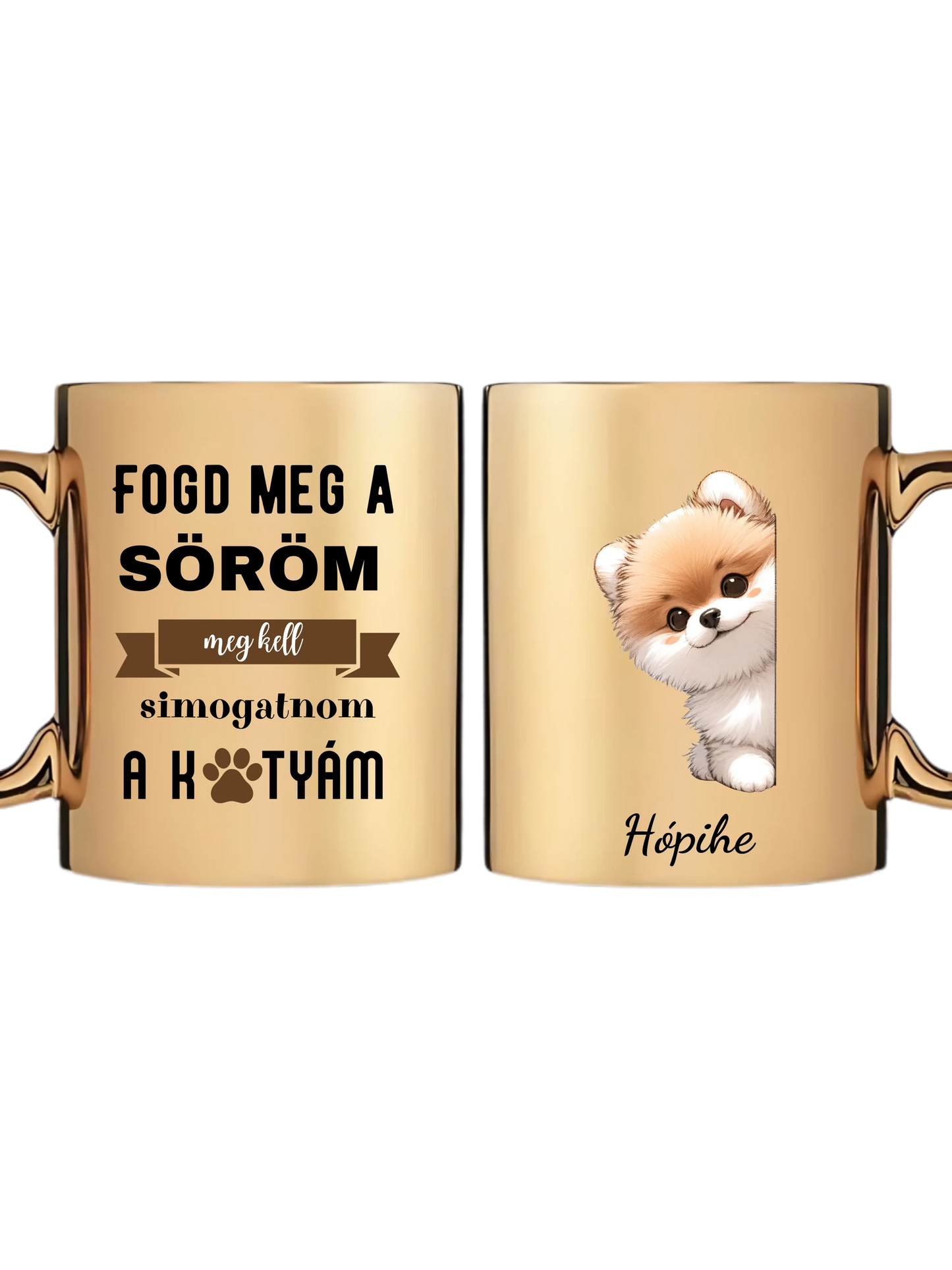 Arany metál bögre