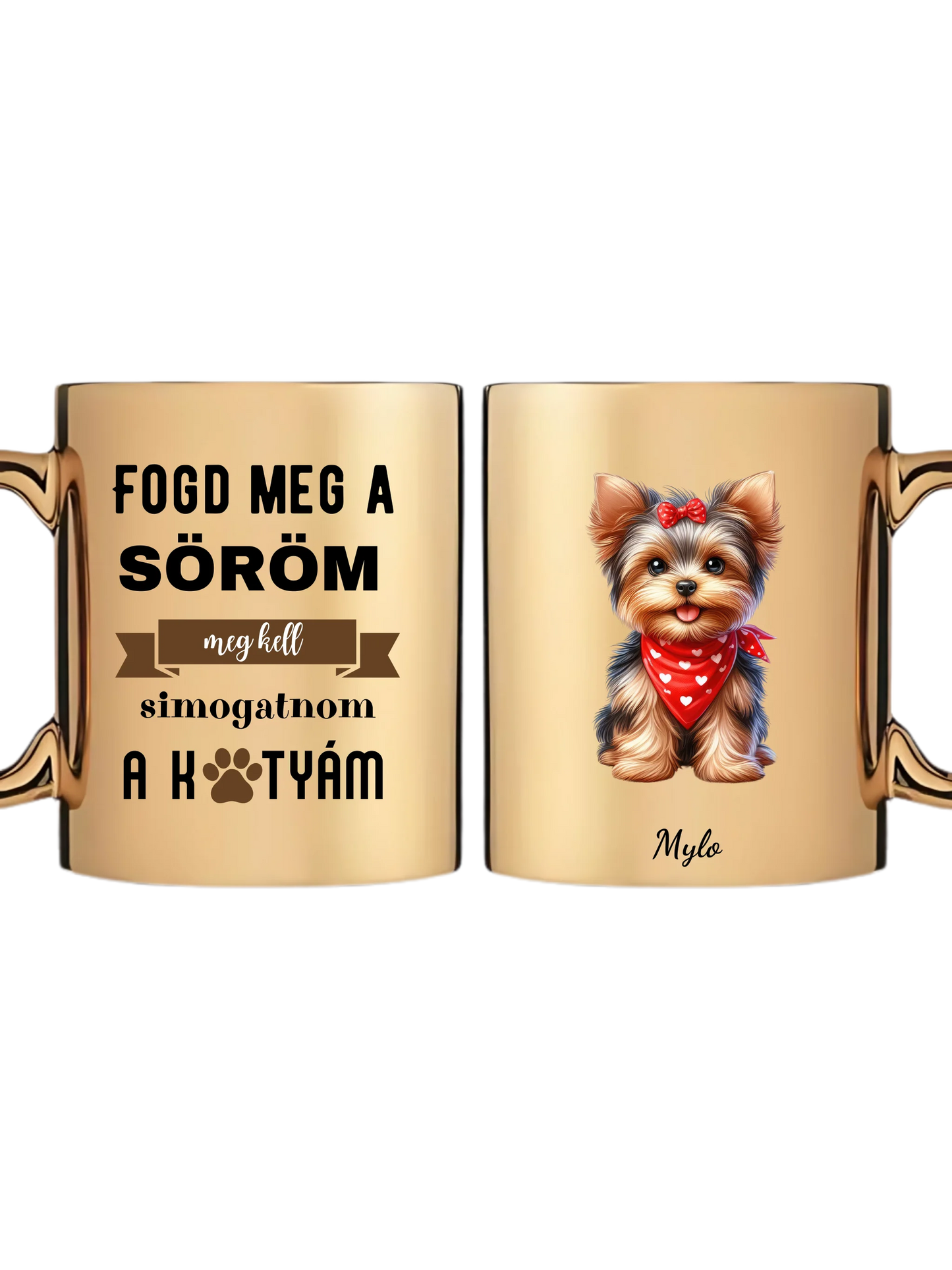 Arany metál bögre