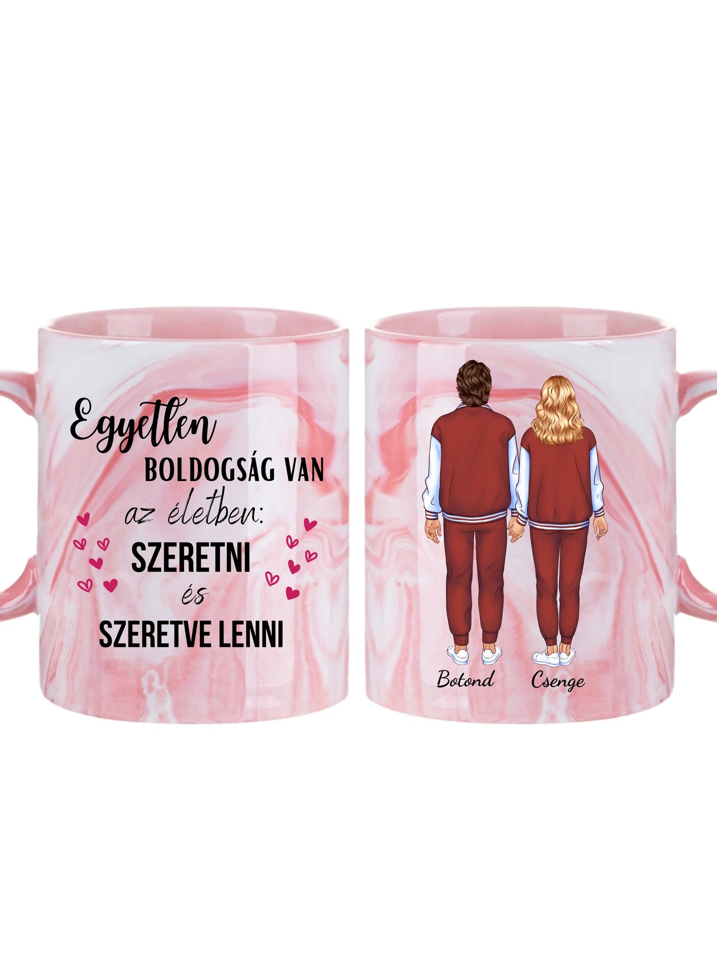 Laza pár - Egyedi személyre szabható bögre