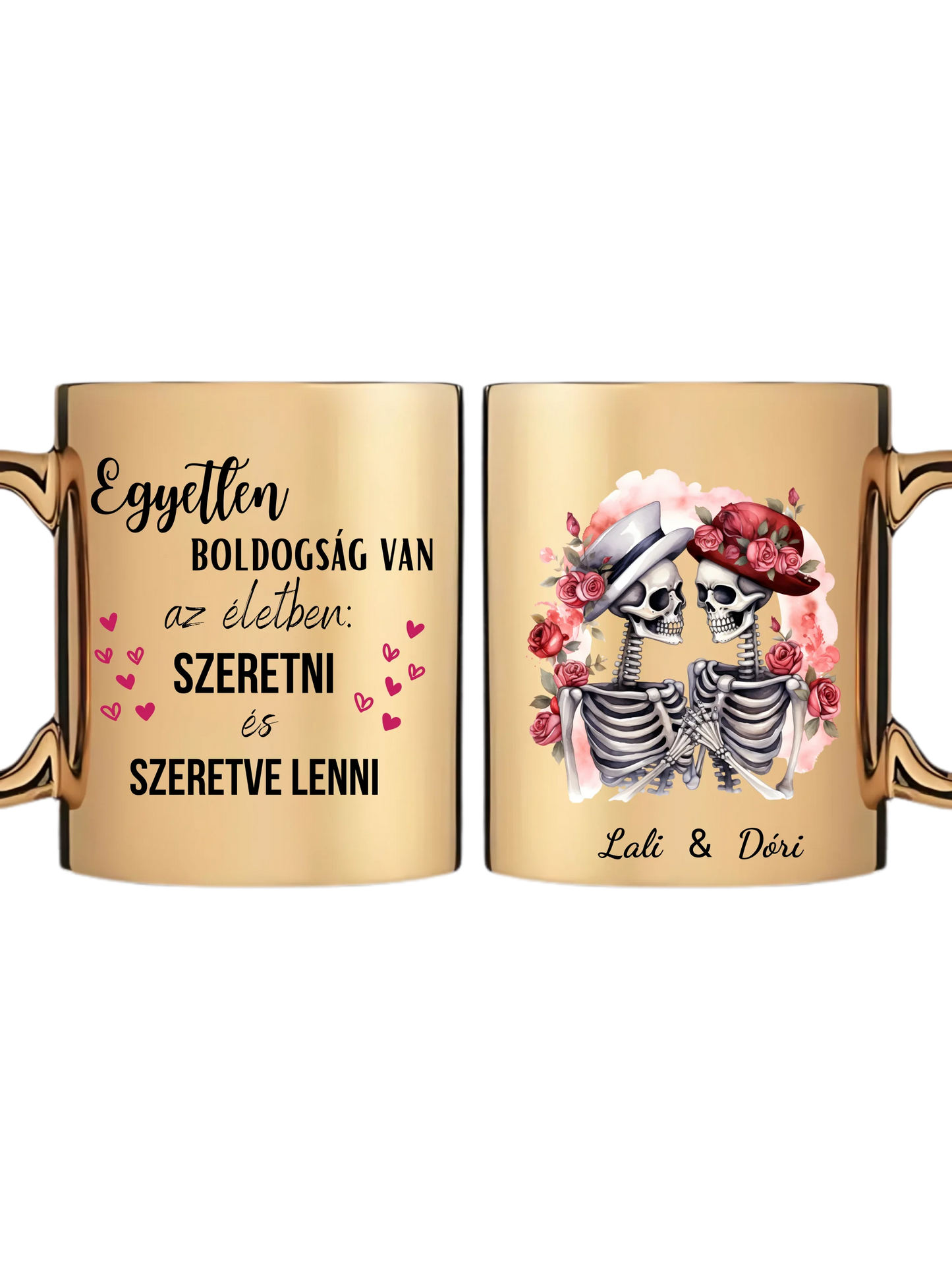 Arany metál bögre