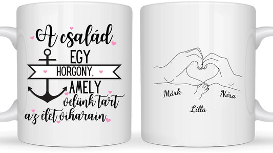 Babás / Gyermekes és Szülői kezek 2. - Egyedi személyre szabható bögre