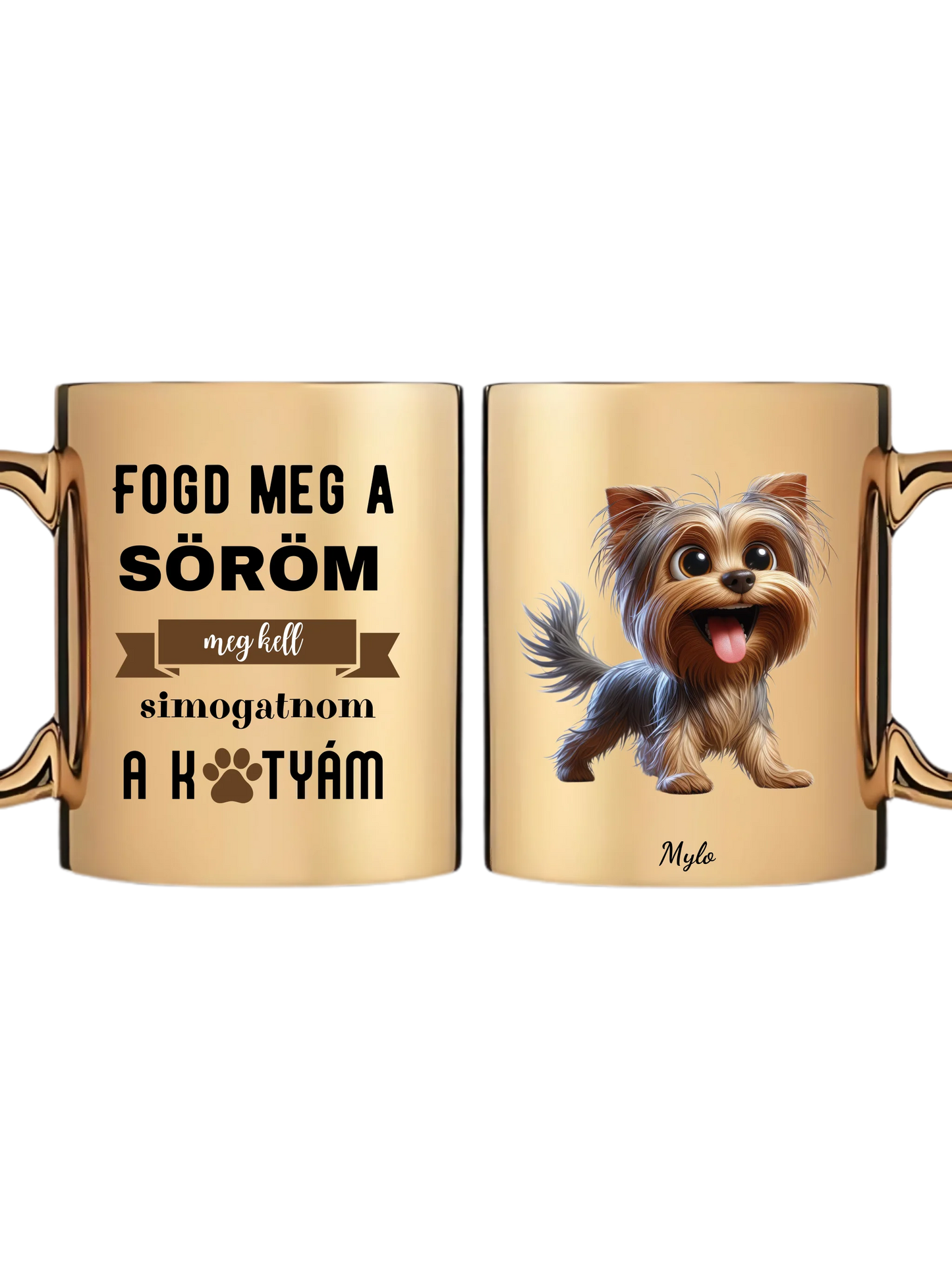 Arany metál bögre