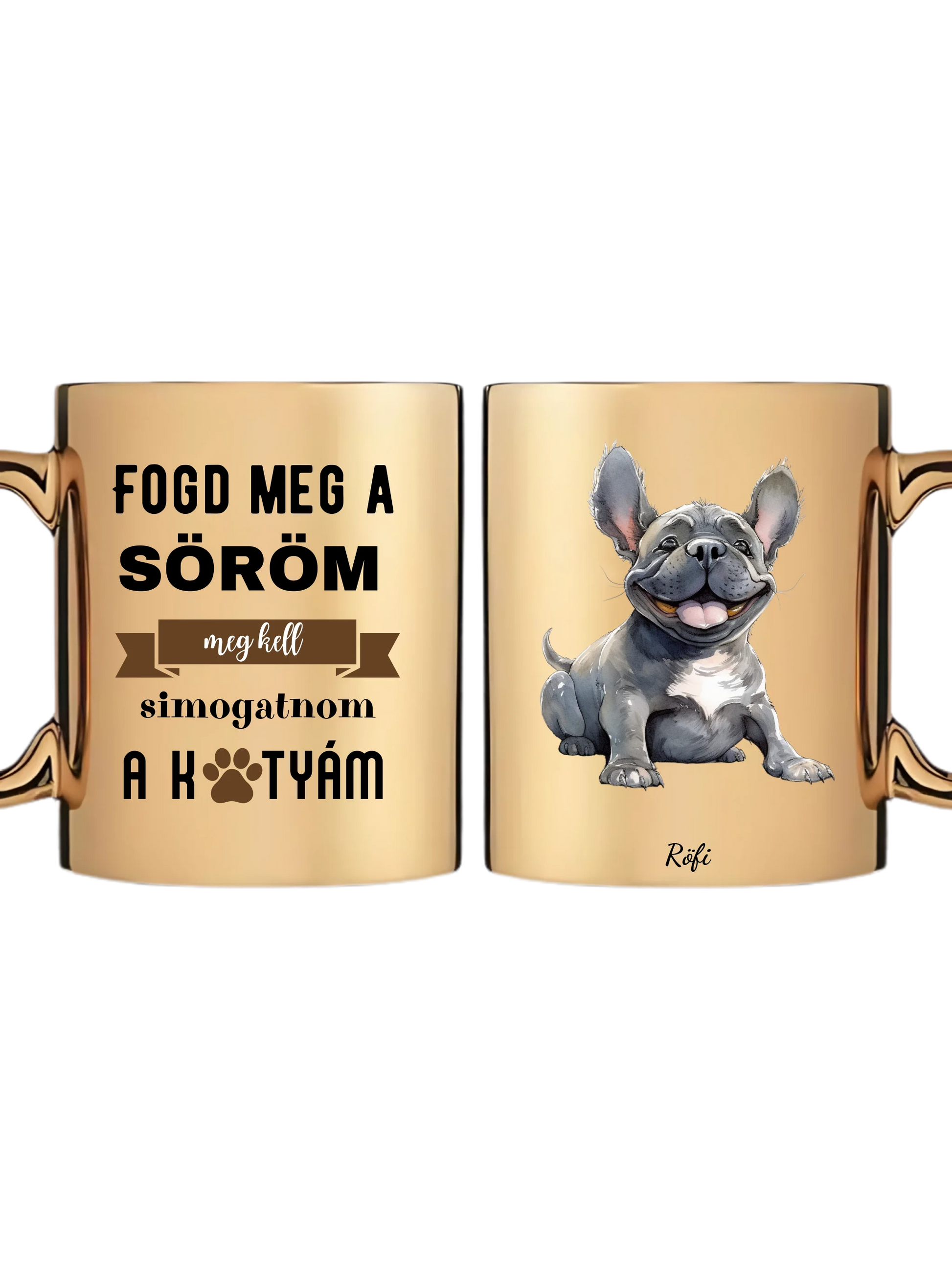 Arany metál bögre