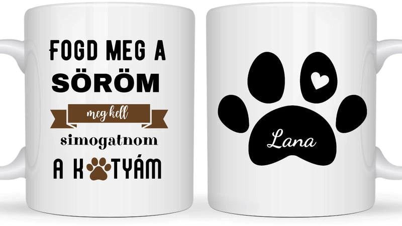 Kutyás minták - Egyedi személyre szabható bögre