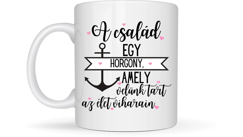 Alakuló család - Egyedi személyre szabható bögre
