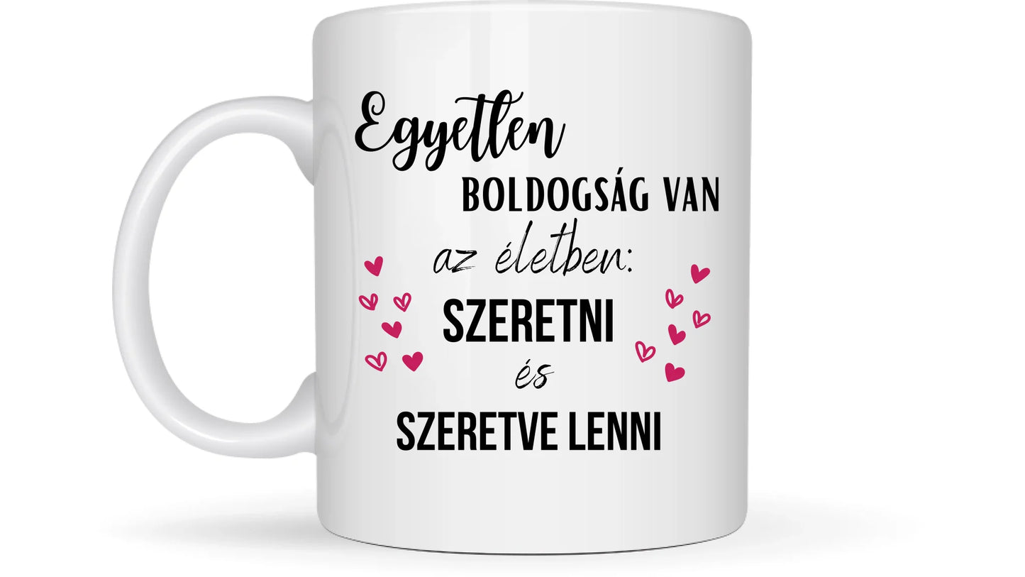 Pulcsis összebújós páros - Egyedi személyre szabható bögre