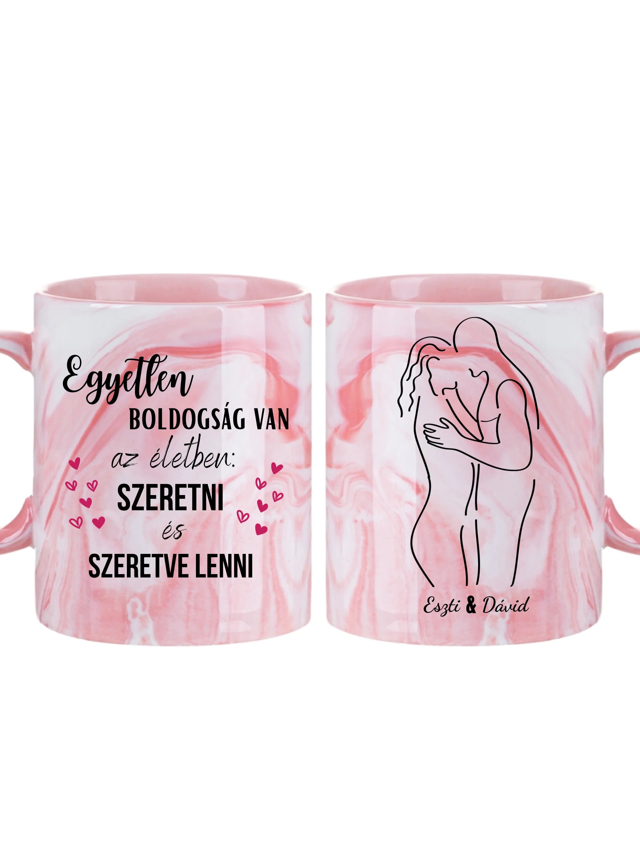 Szerelmes páros - Egyedi személyre szabható bögre