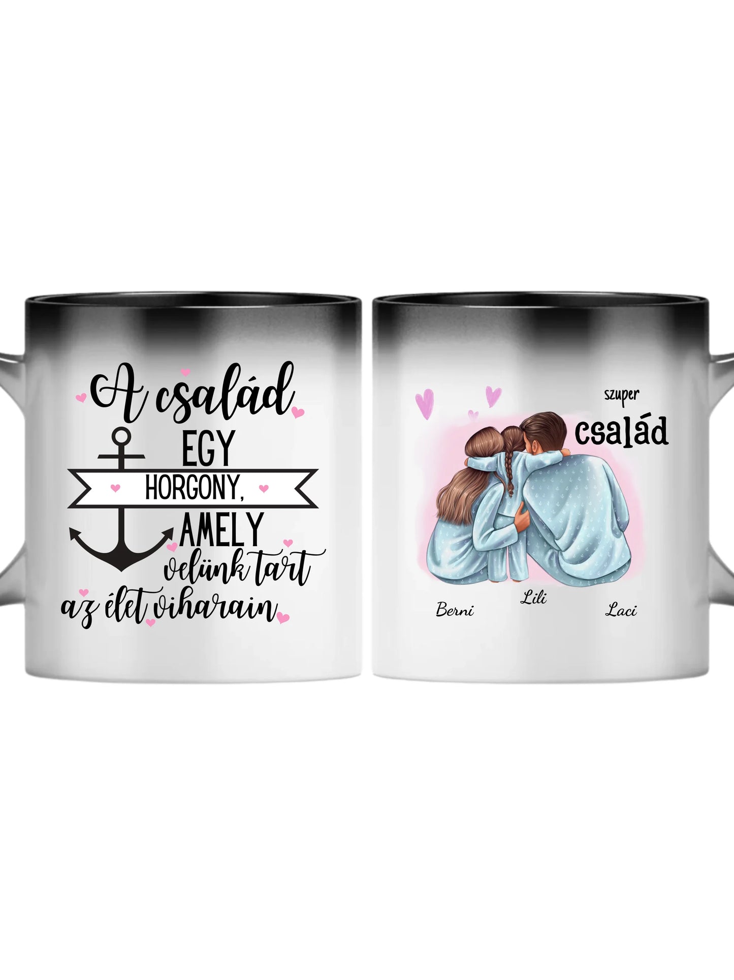 Szuper család - Egyedi személyre szabható bögre