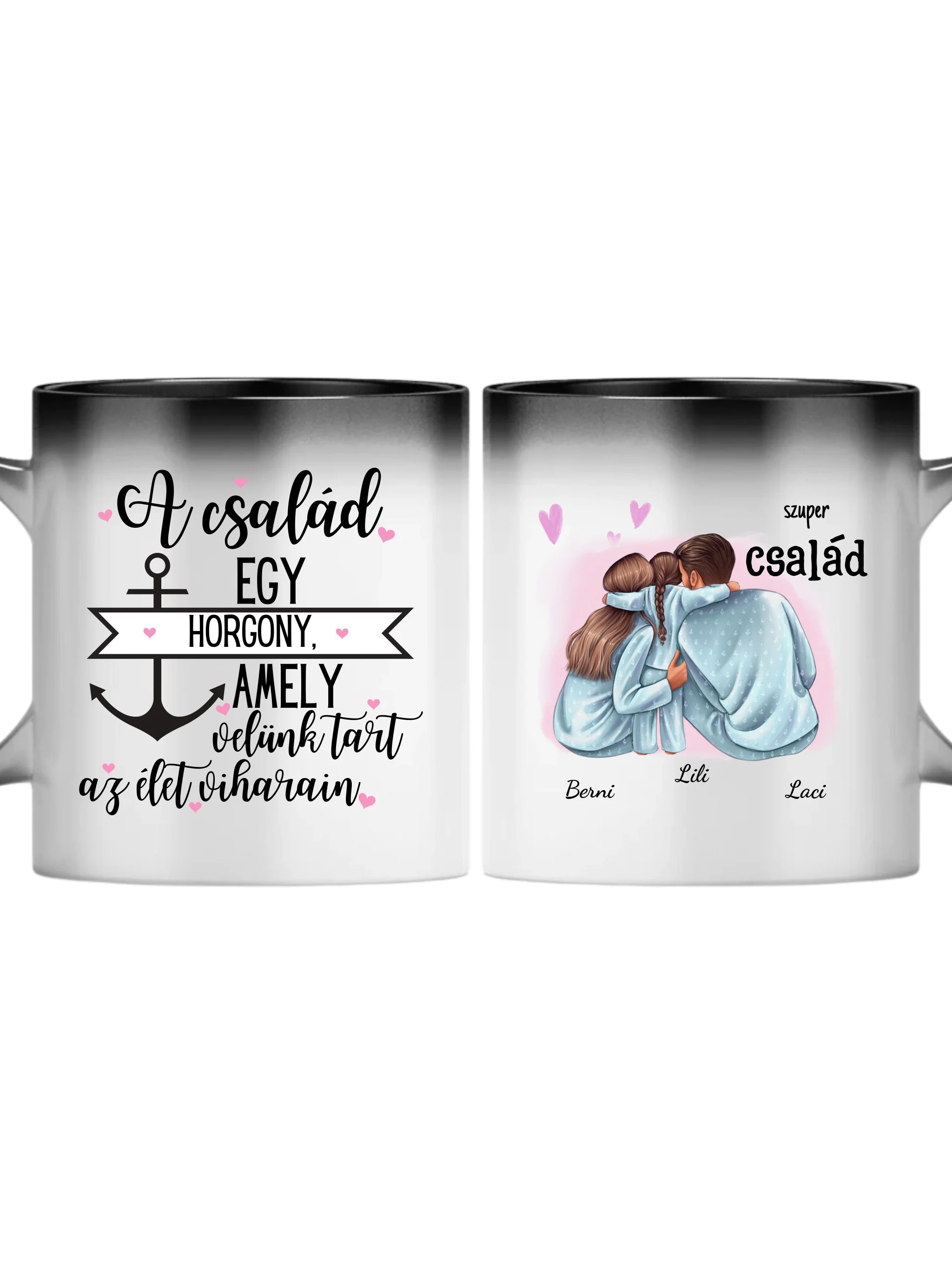 Szuper család - Egyedi személyre szabható bögre