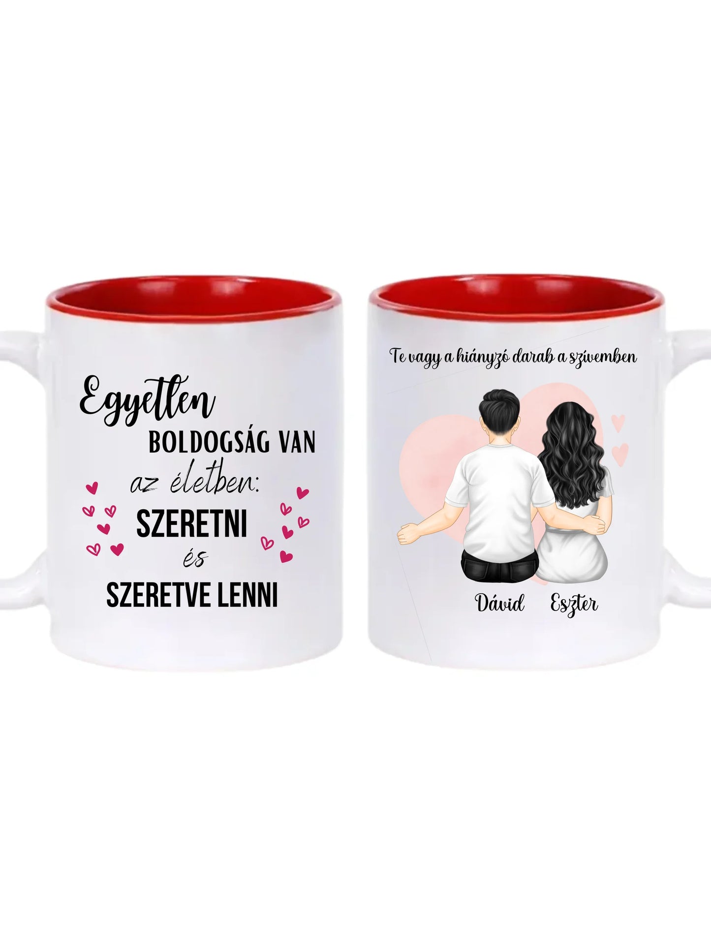Pároknak - Egyedi személyre szabott bögre