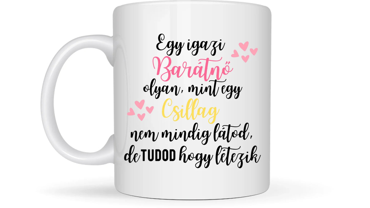 Legjobb barátnők karácsonya #5 - Ajándék barátnőknek - Személyre szabható bögre