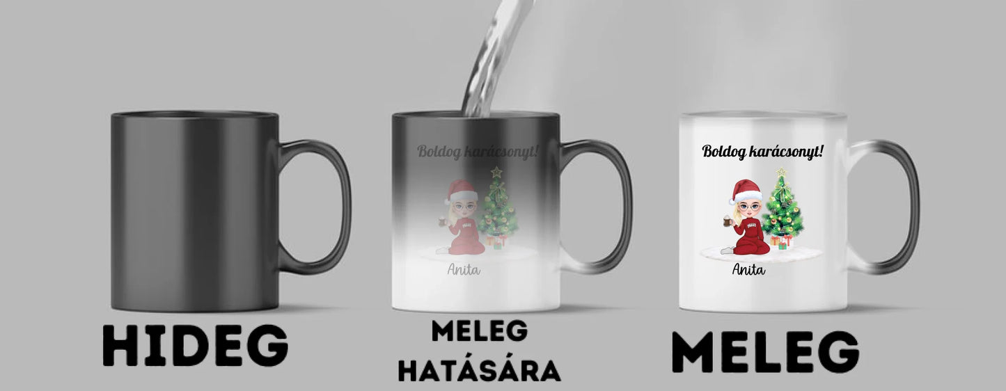 Legjobb barátnők karácsonya #5 - Ajándék barátnőknek - Személyre szabható bögre