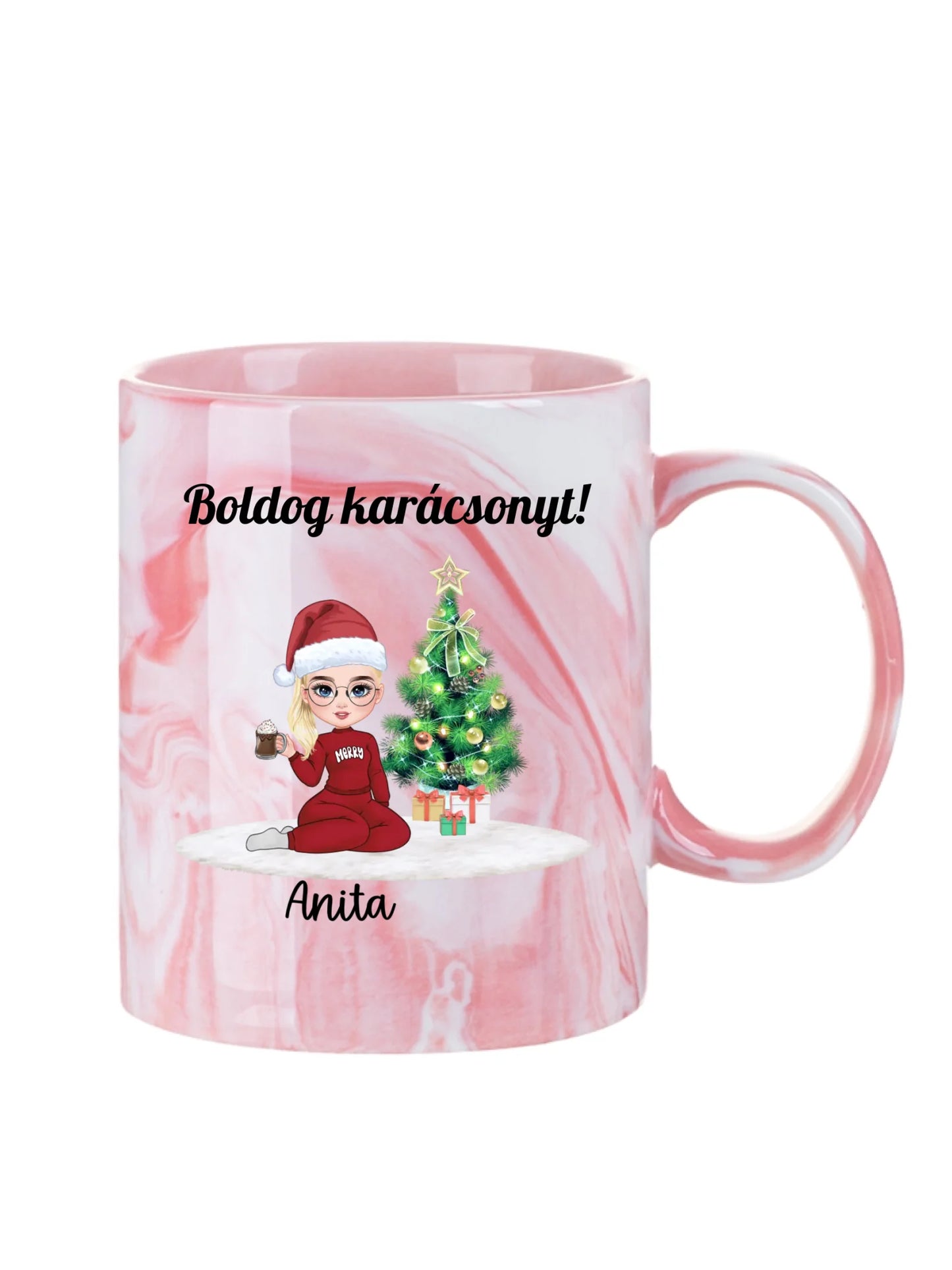 Legjobb barátnők karácsonya #5 - Ajándék barátnőknek - Személyre szabható bögre