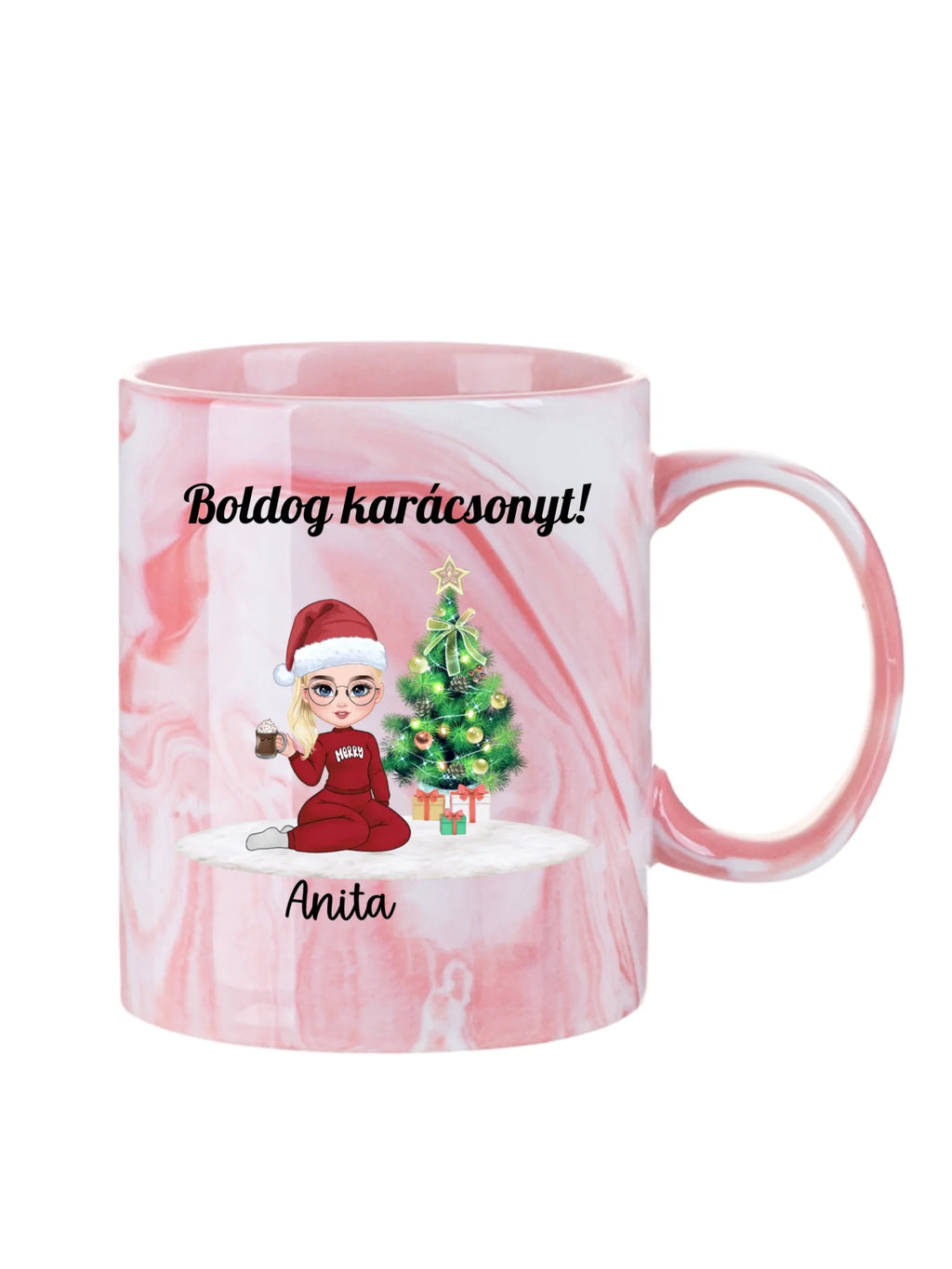 Legjobb barátnők karácsonya #5 - Ajándék barátnőknek - Személyre szabható bögre