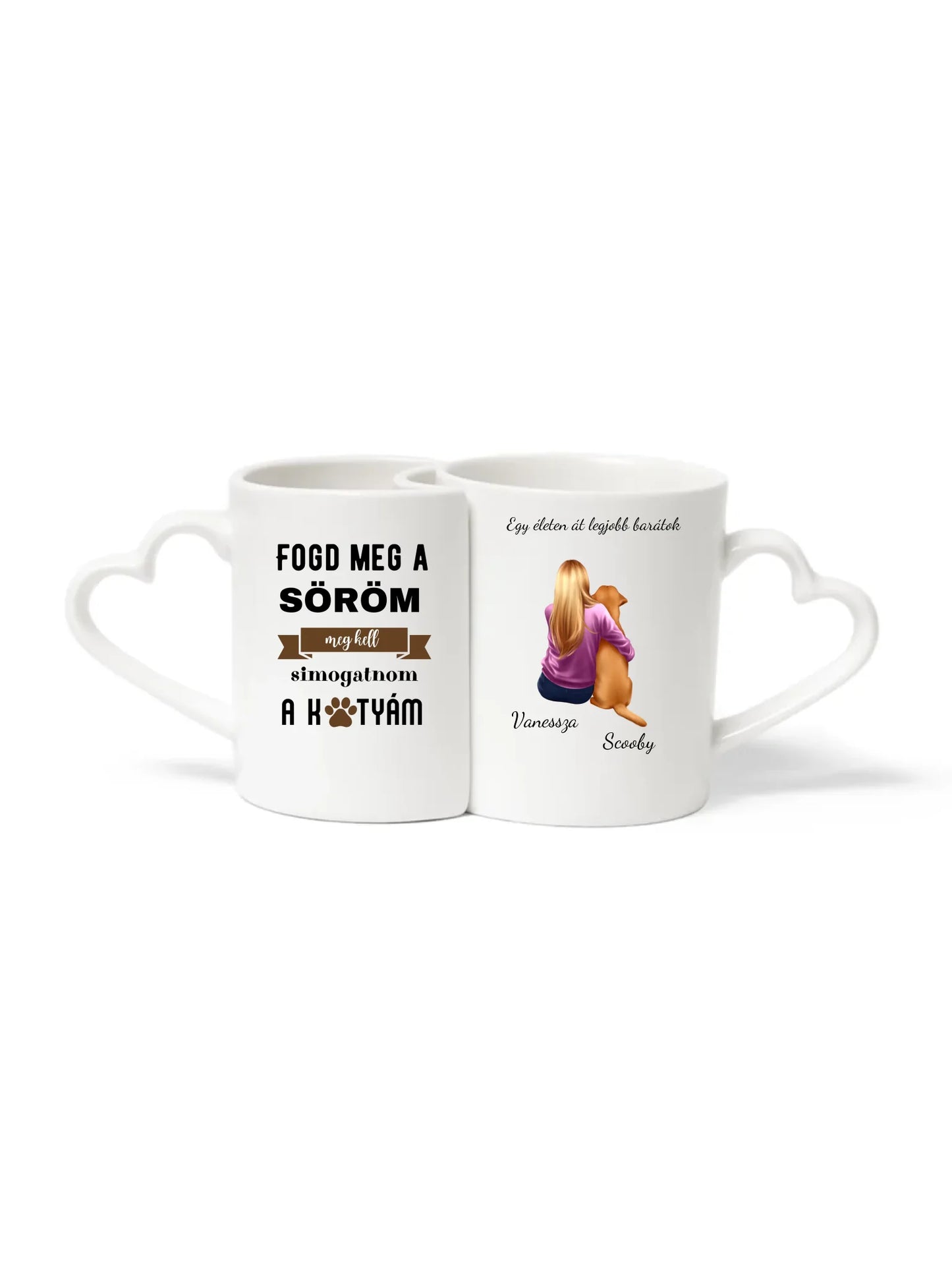 Páros bögre felülről