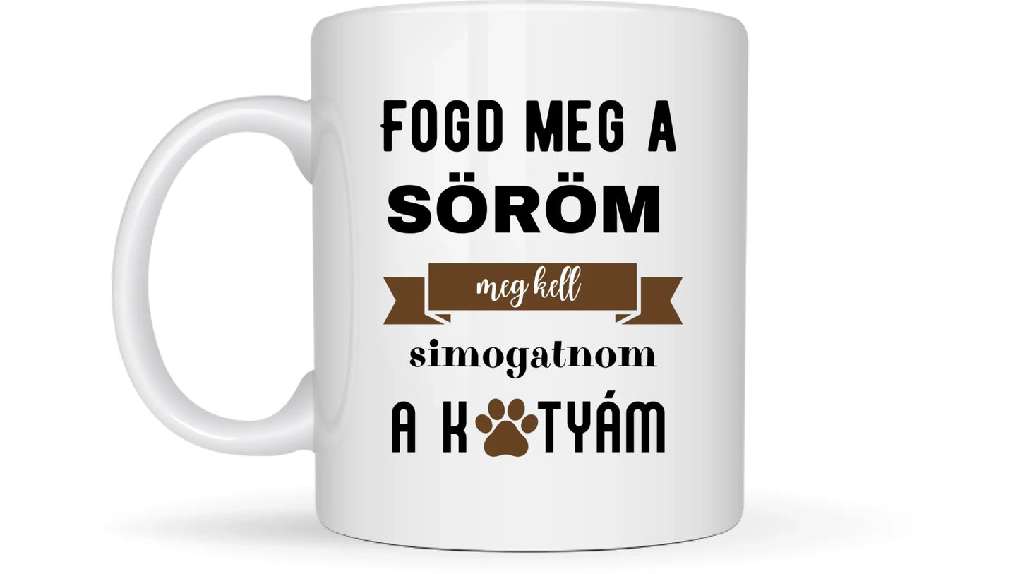 Lány és kutya legjobb barátsága - Egyedi személyre szabható bögre