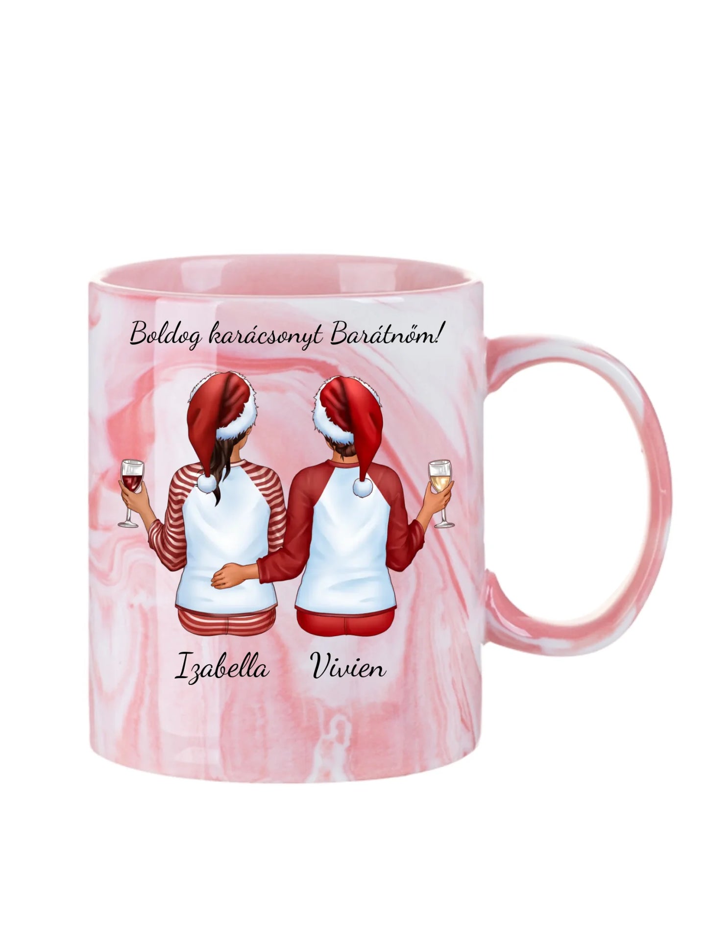 Legjobb barátnők karácsonya - Ajándék Barátnőknek - Személyre szabható bögre