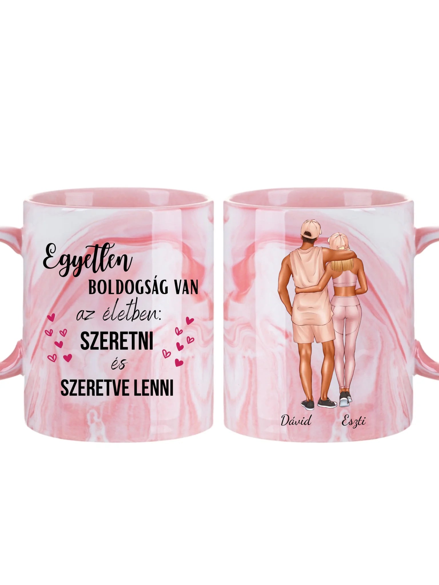 Fitness pár - Ajándék Pároknak - Személyre szabható bögre