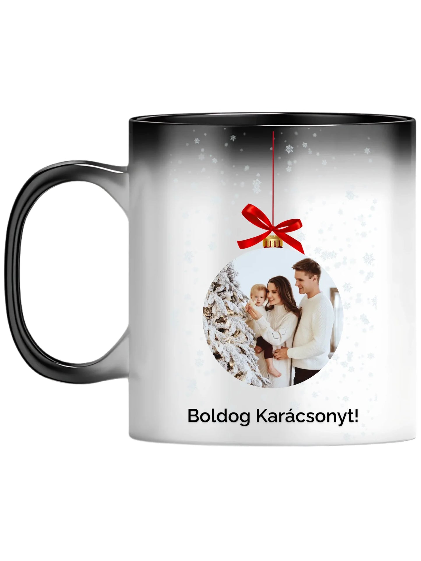 Fényképes karácsonyfadísz - Ajándék Karácsonyra - Fényképes bögre