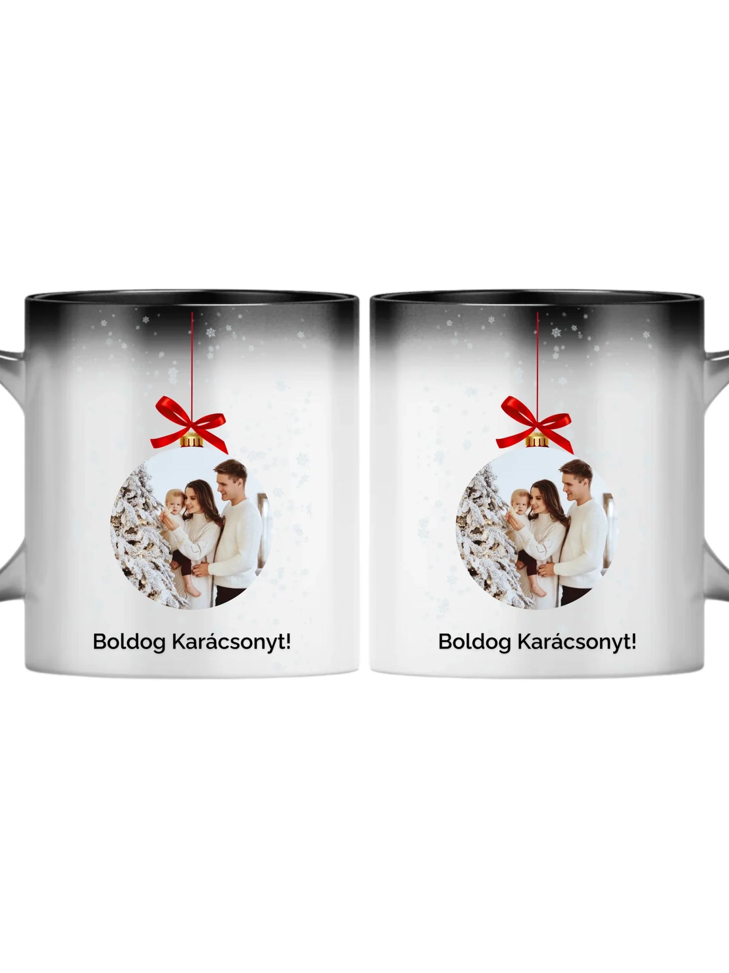 Fényképes karácsonyfadísz - Ajándék Karácsonyra - Fényképes bögre