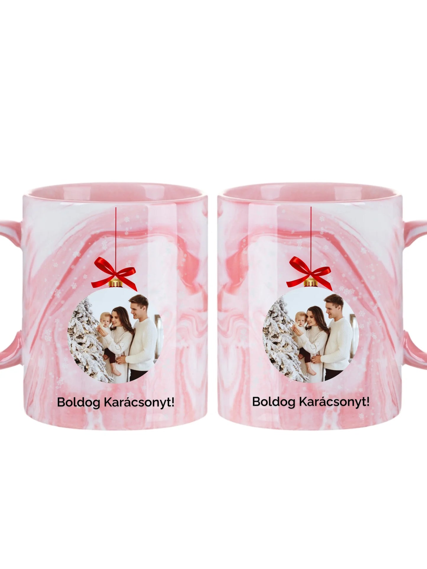Fényképes karácsonyfadísz - Ajándék Karácsonyra - Fényképes bögre
