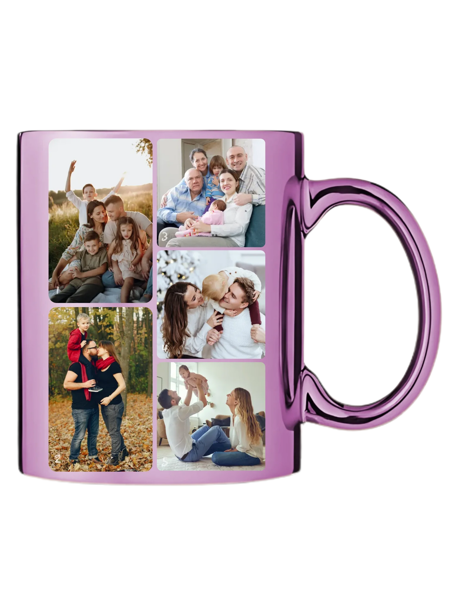 Minimalista fotókollázs - 5 kép - Fényképes bögre