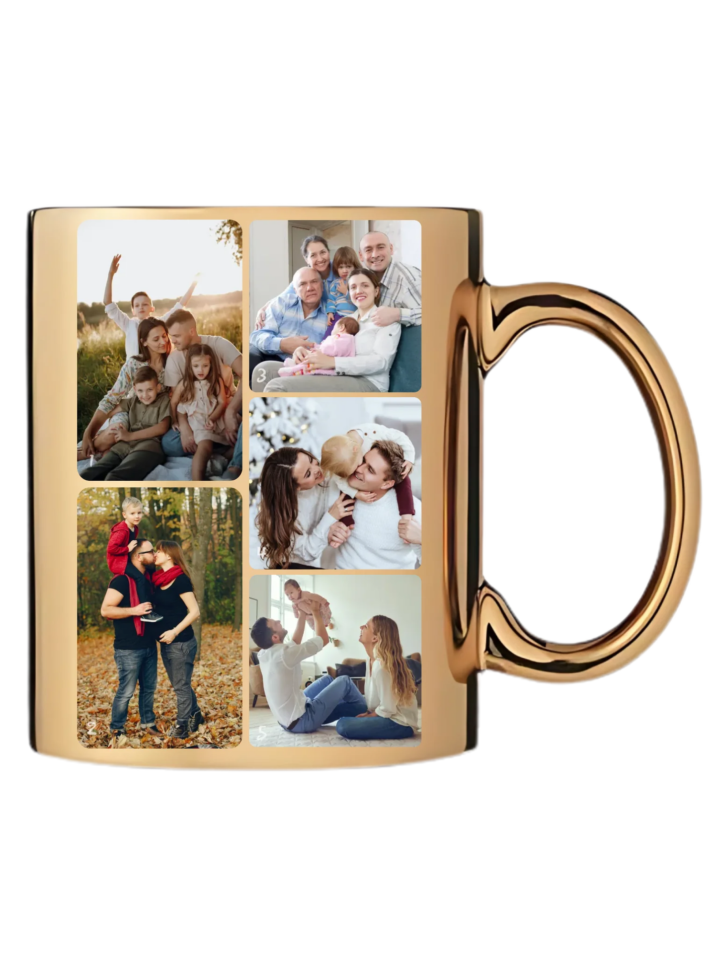 Minimalista fotókollázs - 5 kép - Fényképes bögre