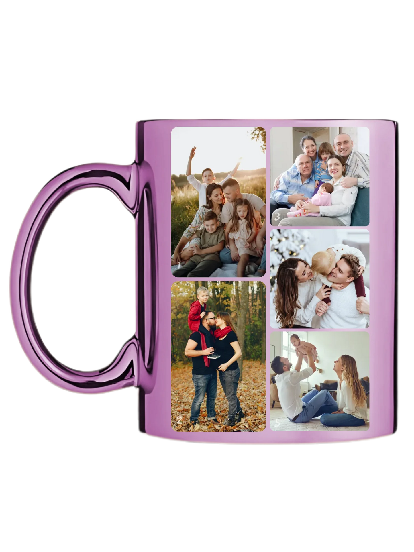 Minimalista fotókollázs - 5 kép - Fényképes bögre