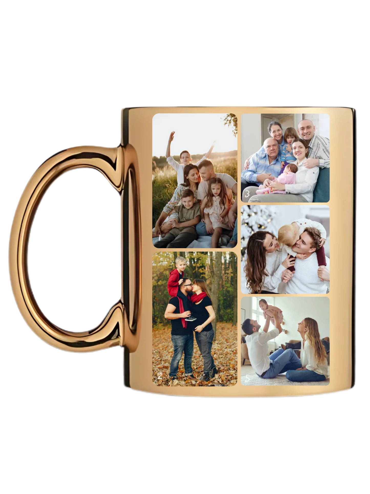 Minimalista fotókollázs - 5 kép - Fényképes bögre