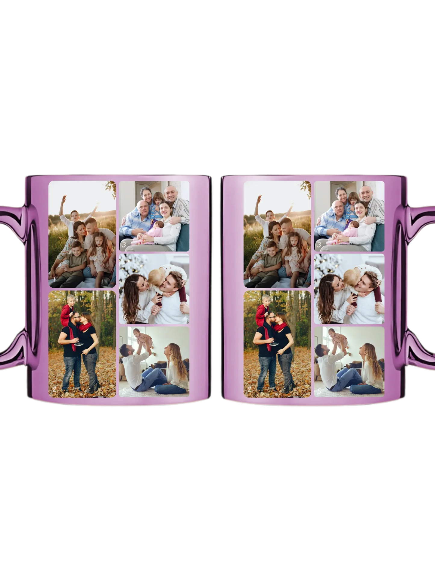 Minimalista fotókollázs - 5 kép - Fényképes bögre