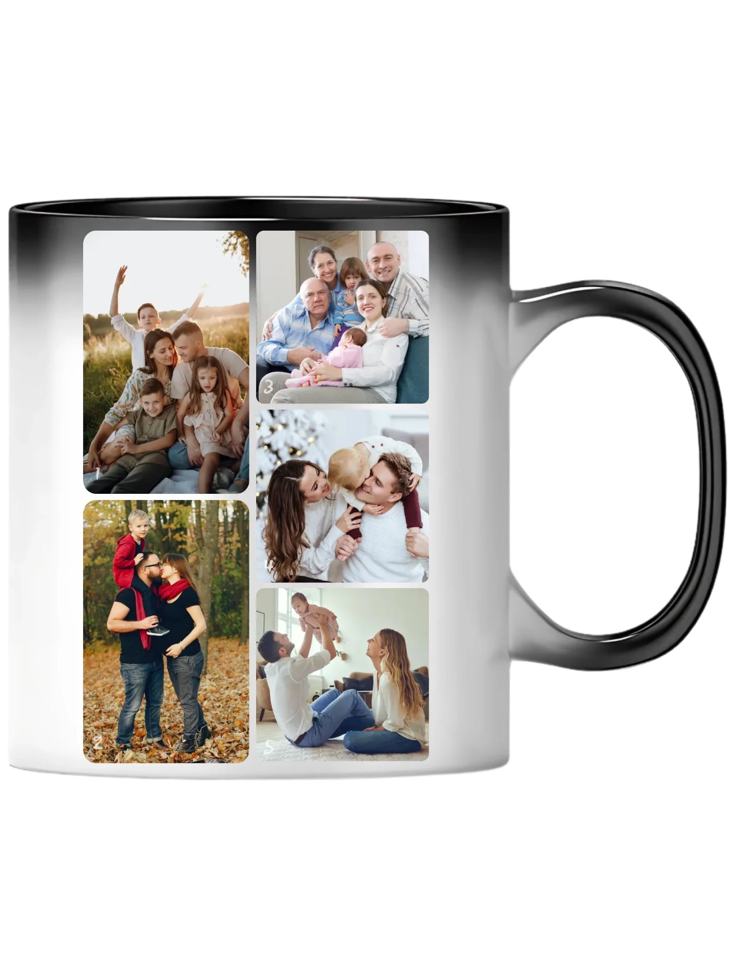 Minimalista fotókollázs - 5 kép - Fényképes bögre