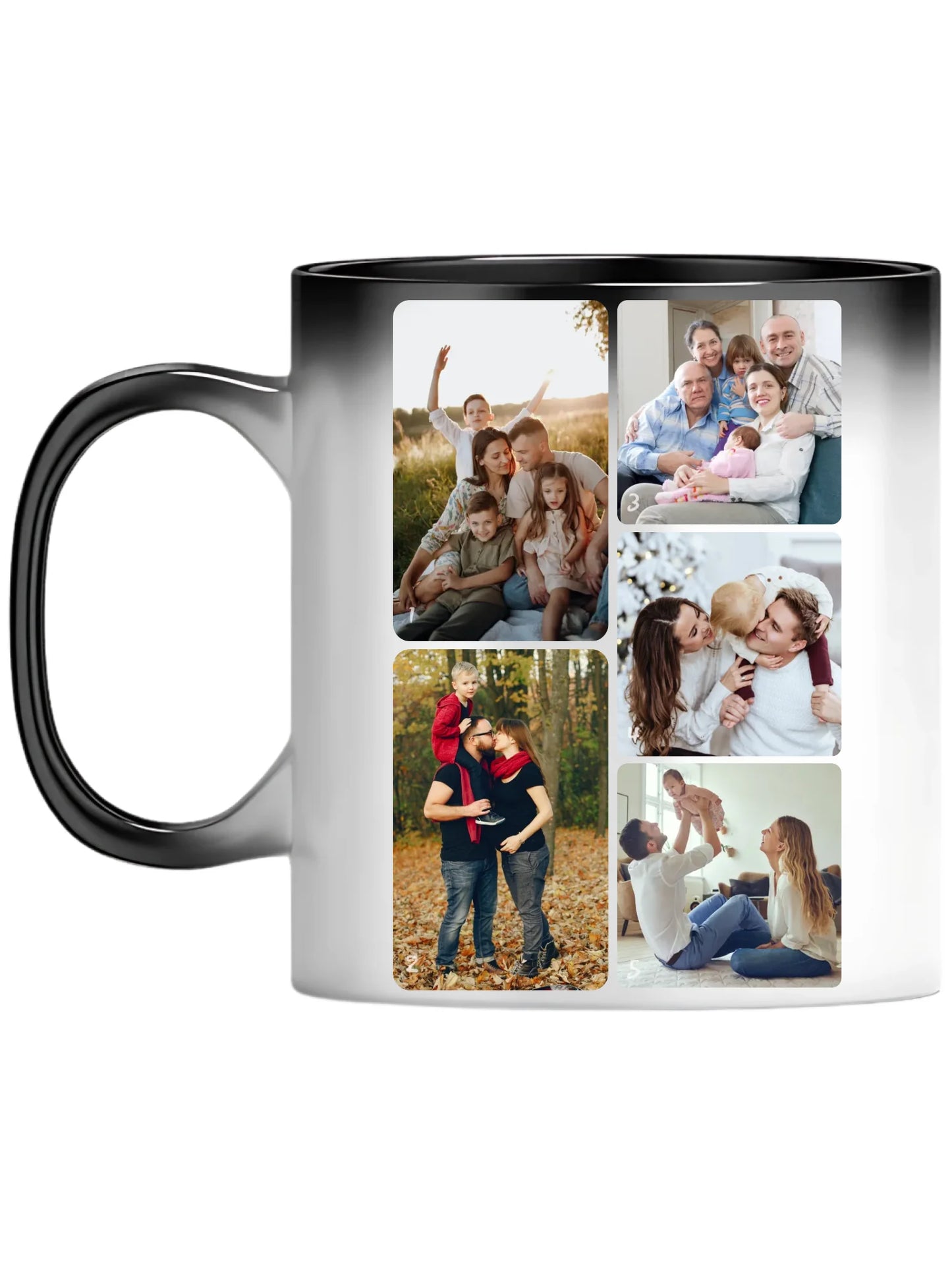 Minimalista fotókollázs - 5 kép - Fényképes bögre