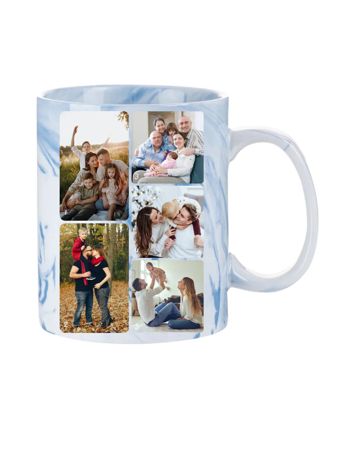 Minimalista fotókollázs - 5 kép - Fényképes bögre