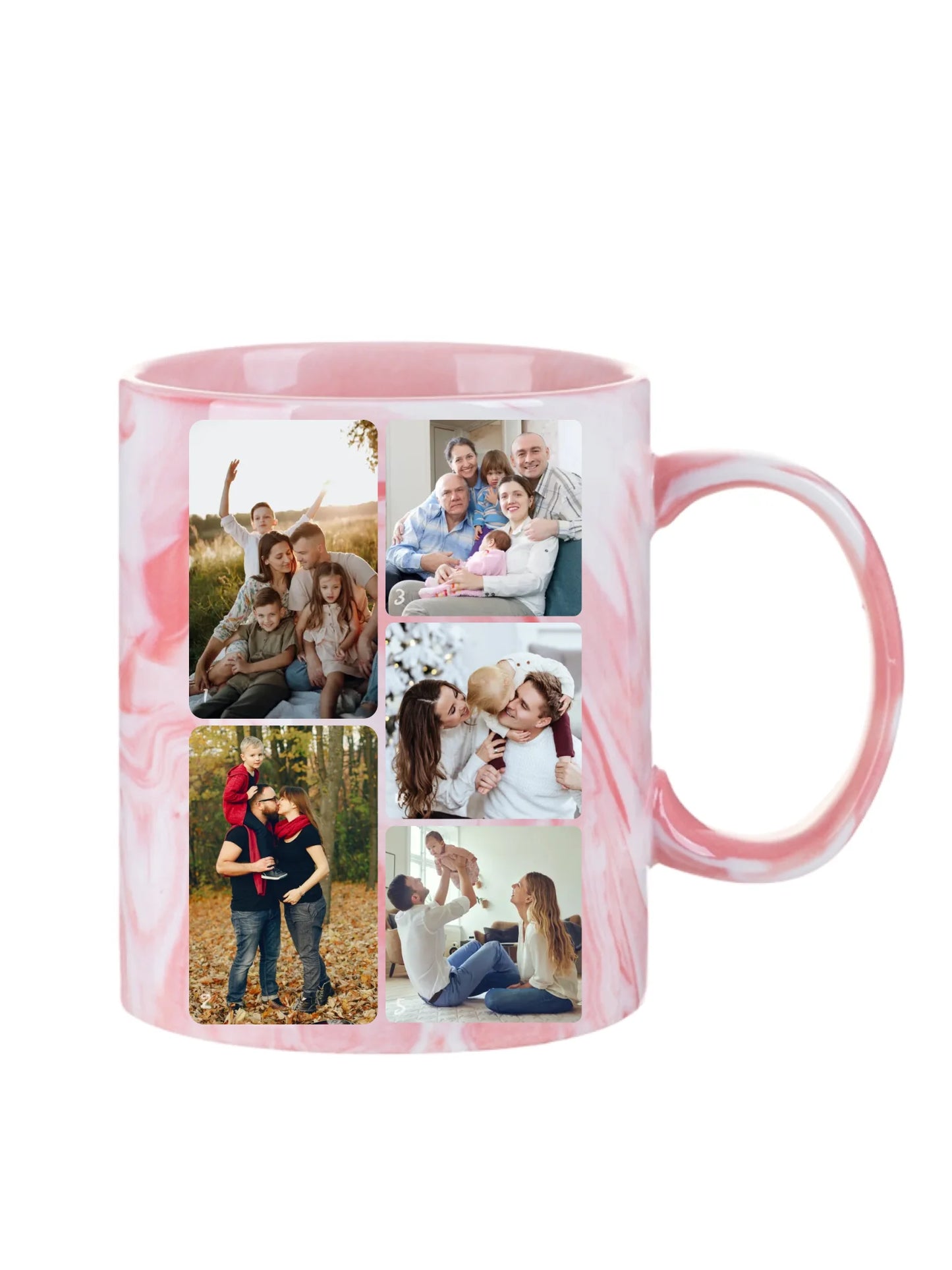 Minimalista fotókollázs - 5 kép - Fényképes bögre