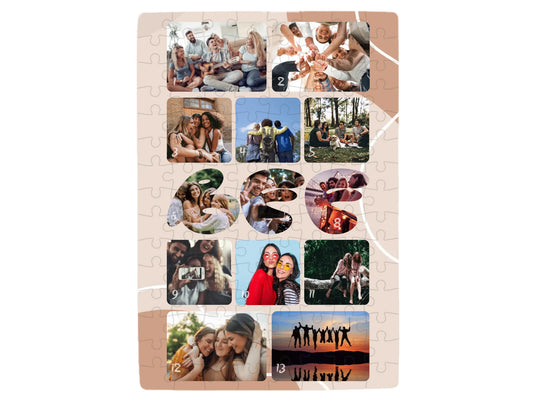 Barátság fotókollázs - Ajándék Barátoknak - Fényképes puzzle