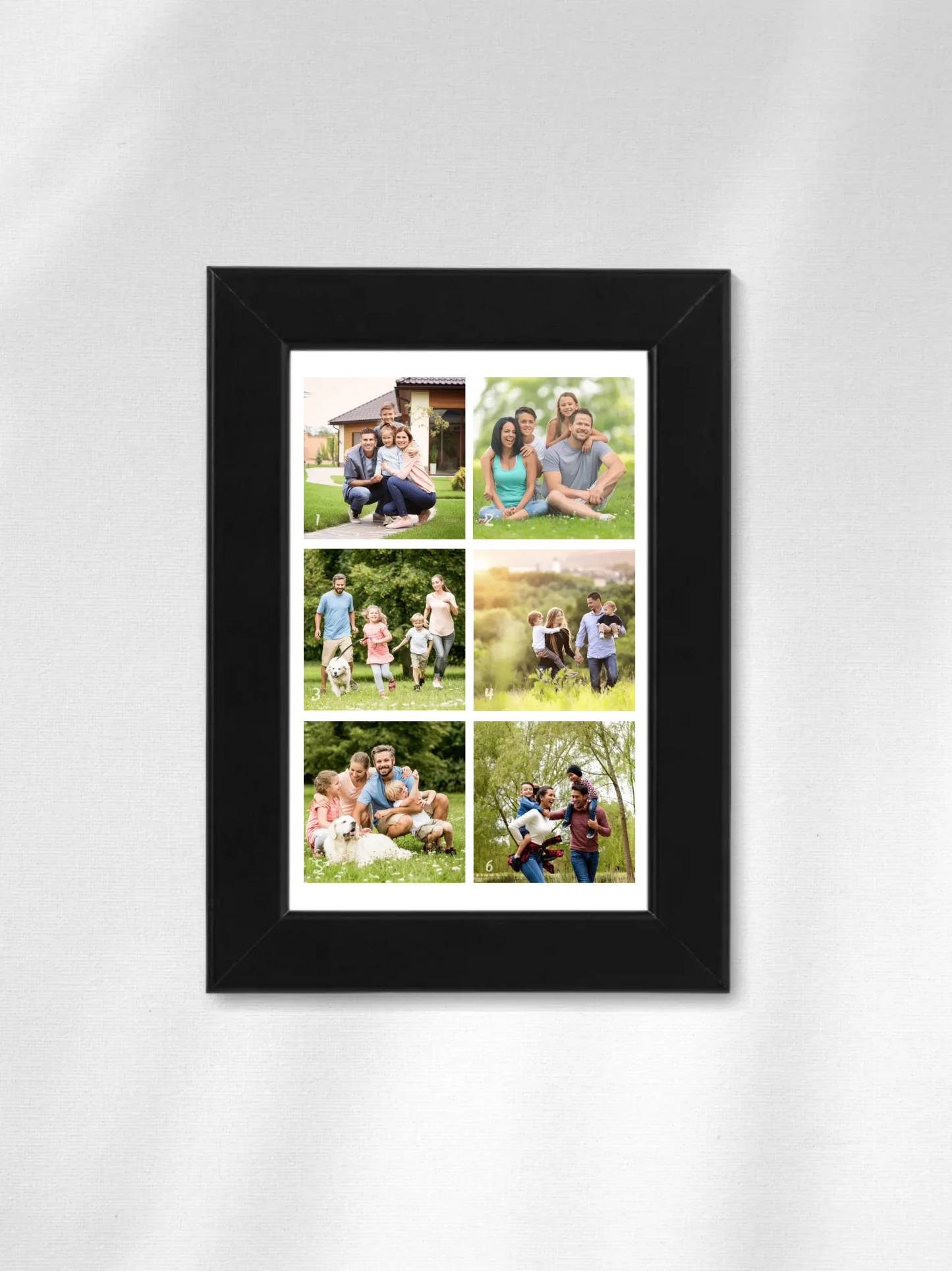 Minimalista fotókollázs - 6 kép - Fényképes falikép