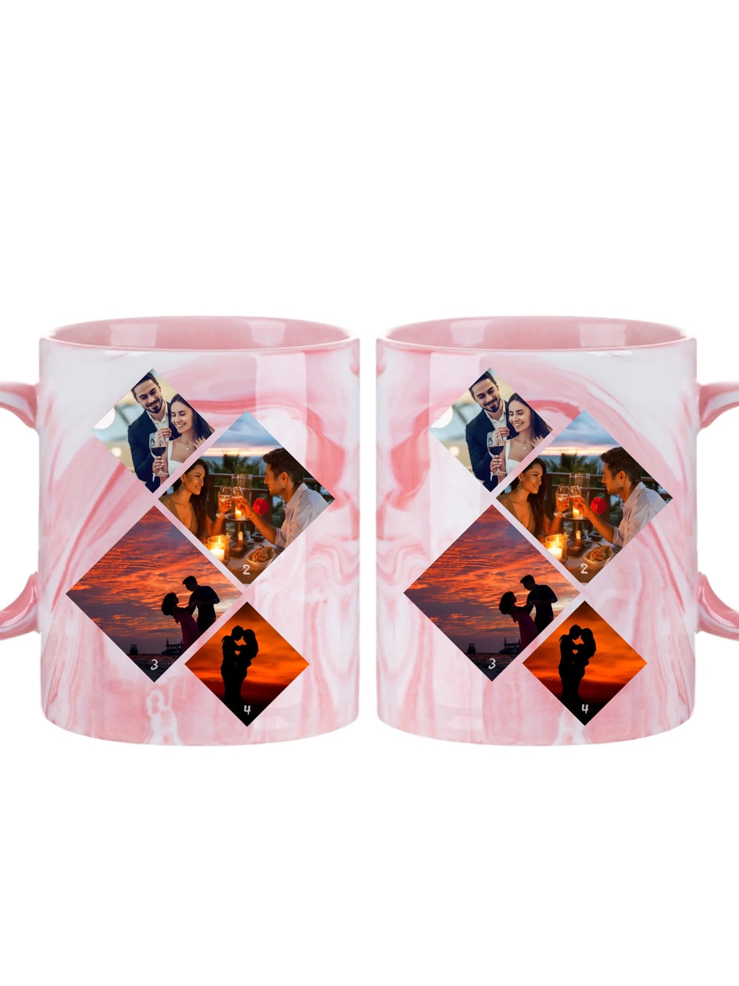 Minimalista fotókollázs - 4 kép - Fényképes bögre