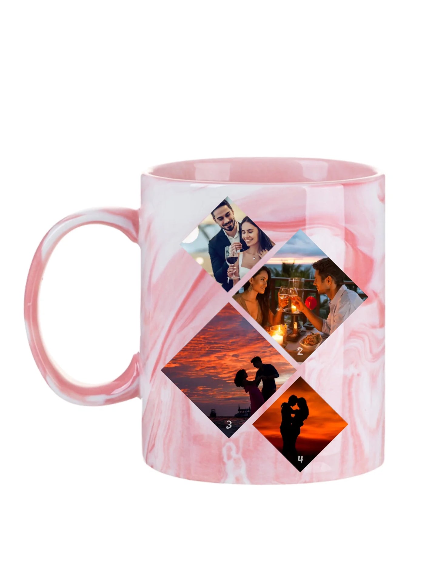 Minimalista fotókollázs - 4 kép - Fényképes bögre