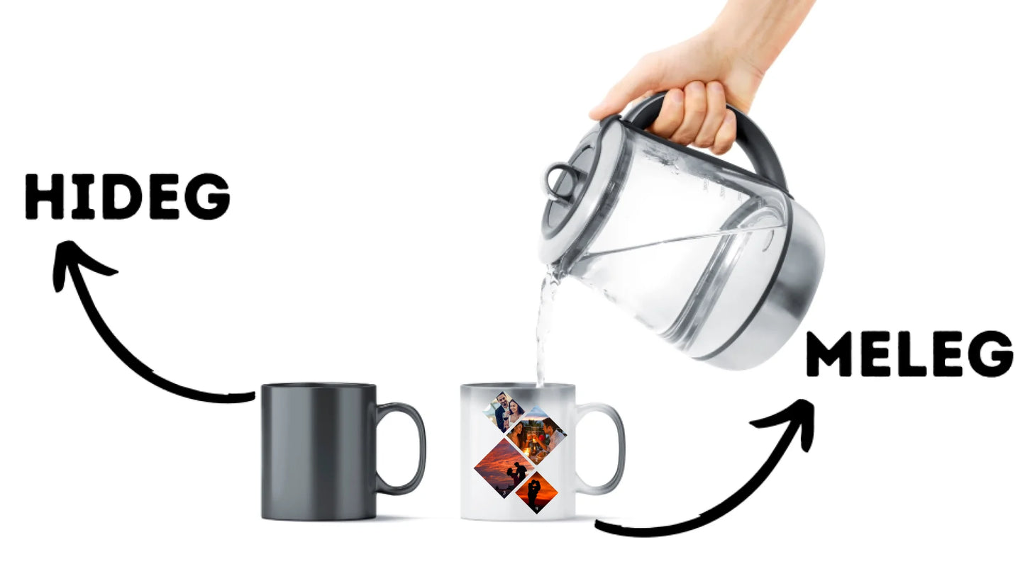 Minimalista fotókollázs - 4 kép - Fényképes bögre