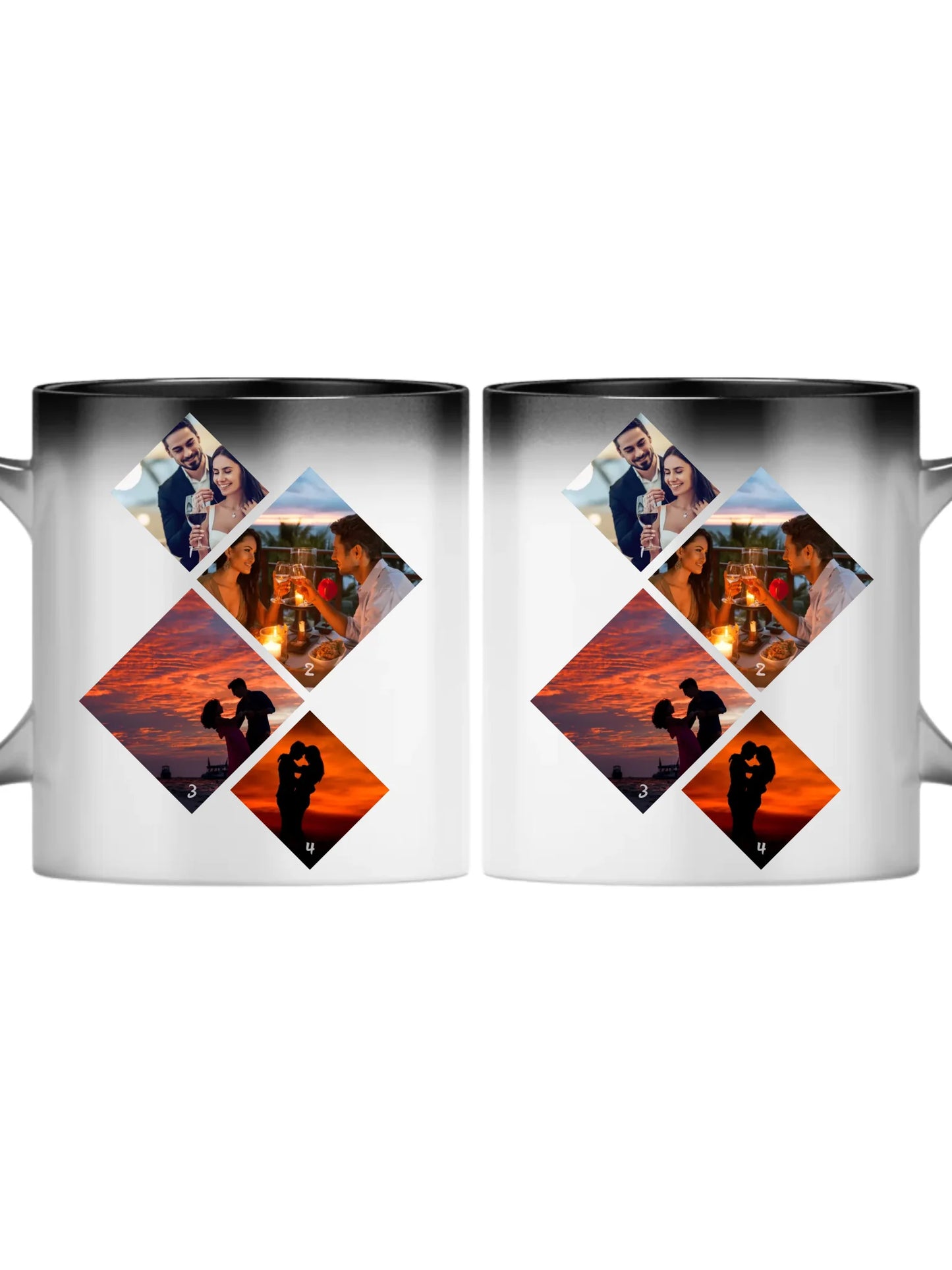 Minimalista fotókollázs - 4 kép - Fényképes bögre