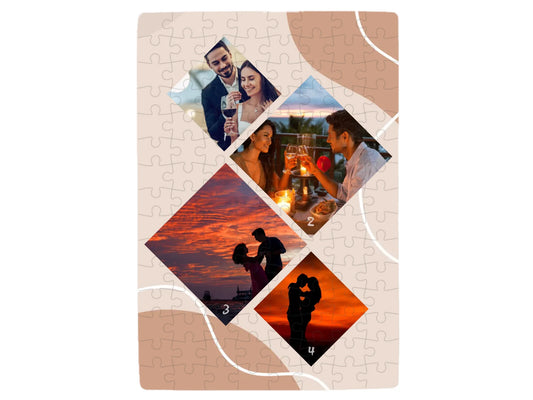 Minimalista fotókollázs - 4 kép - Fényképes puzzle