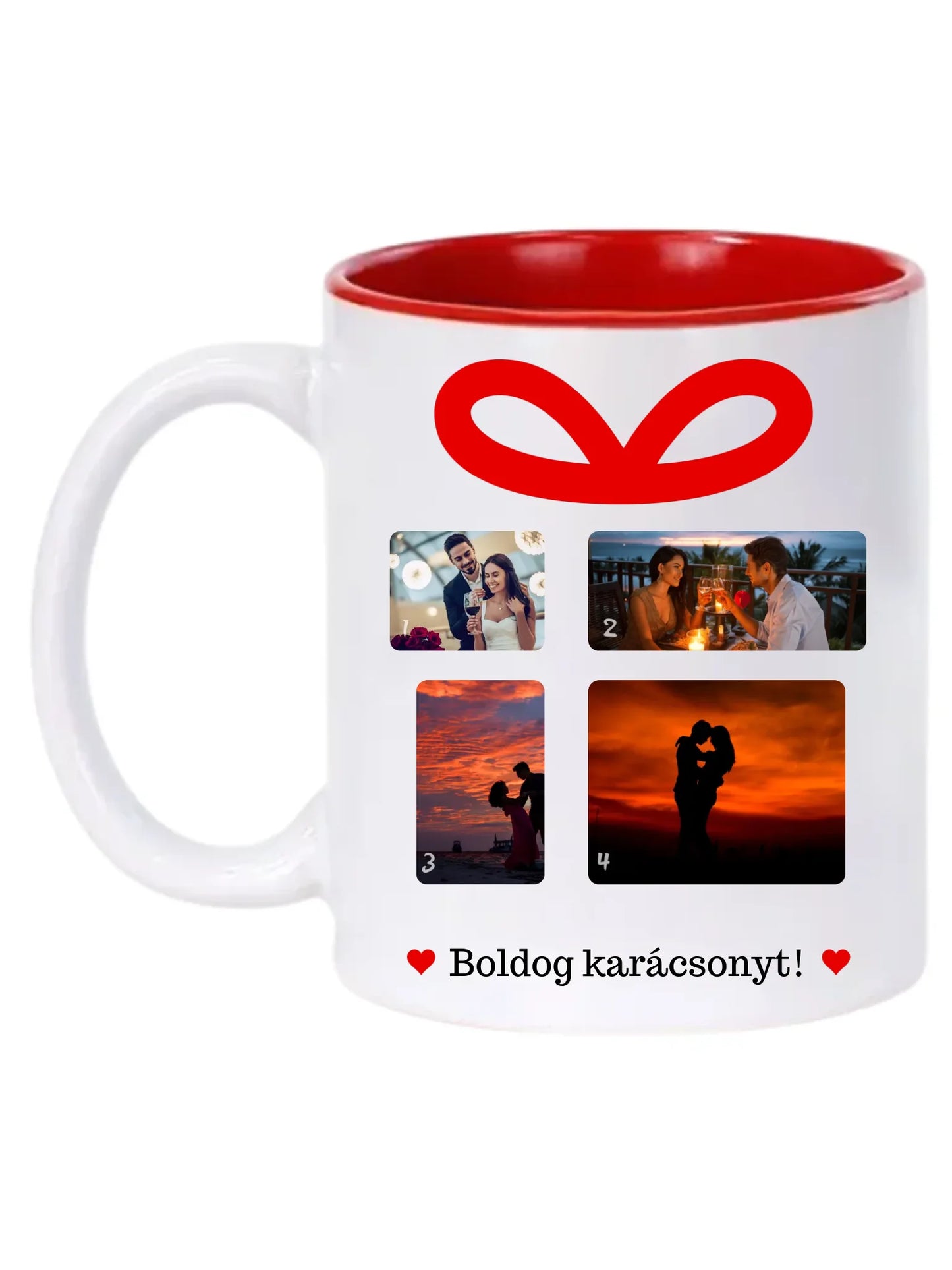 Karácsonyi ajándék fotókollázs - Ajándék Karácsonyra - Fényképes bögre