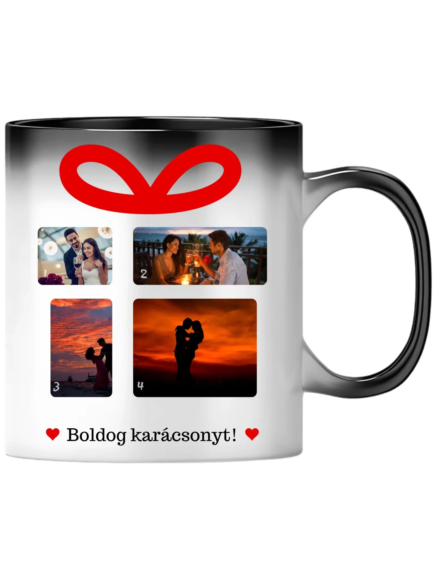 Karácsonyi ajándék fotókollázs - Ajándék Karácsonyra - Fényképes bögre