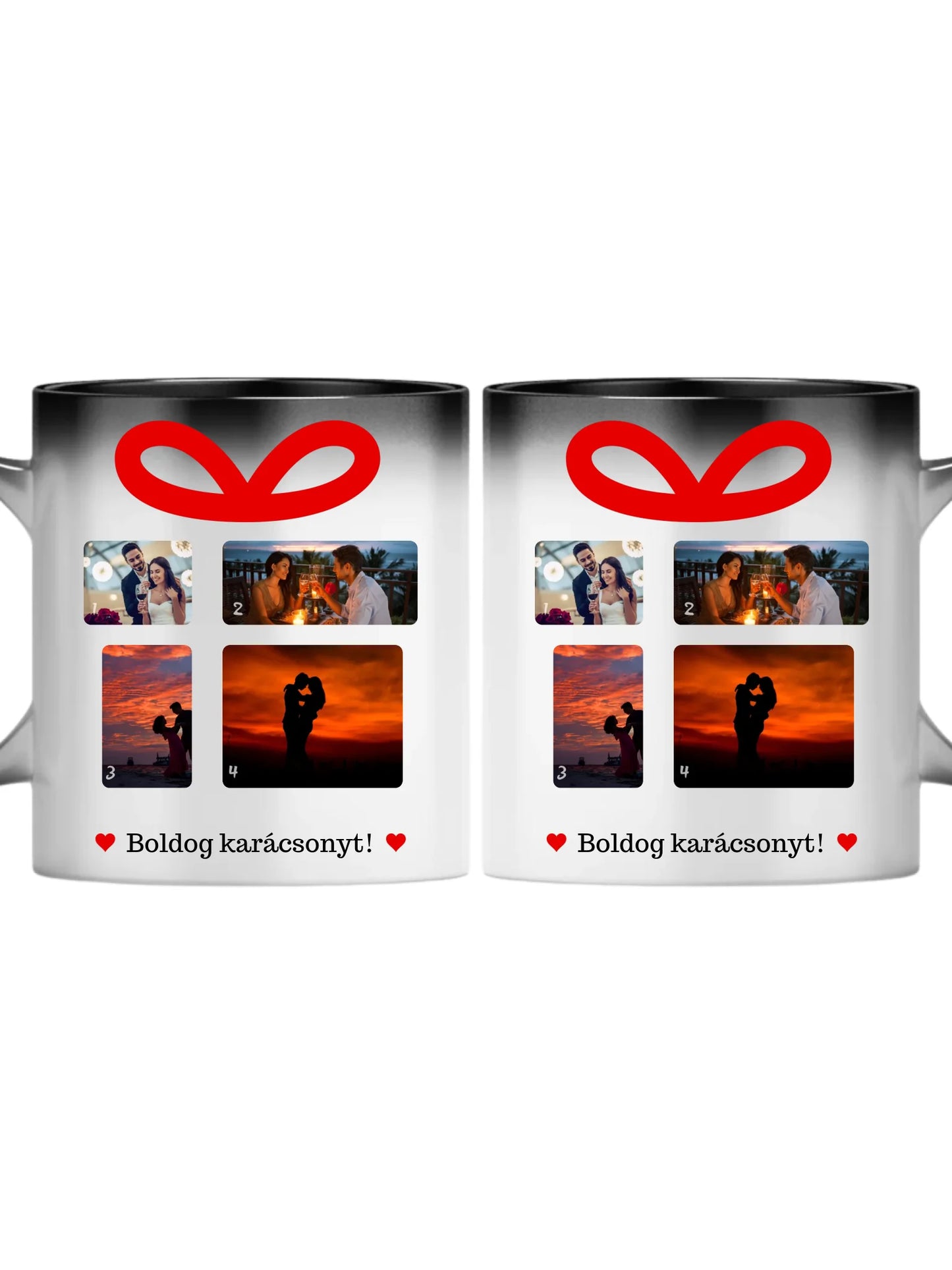 Karácsonyi ajándék fotókollázs - Ajándék Karácsonyra - Fényképes bögre