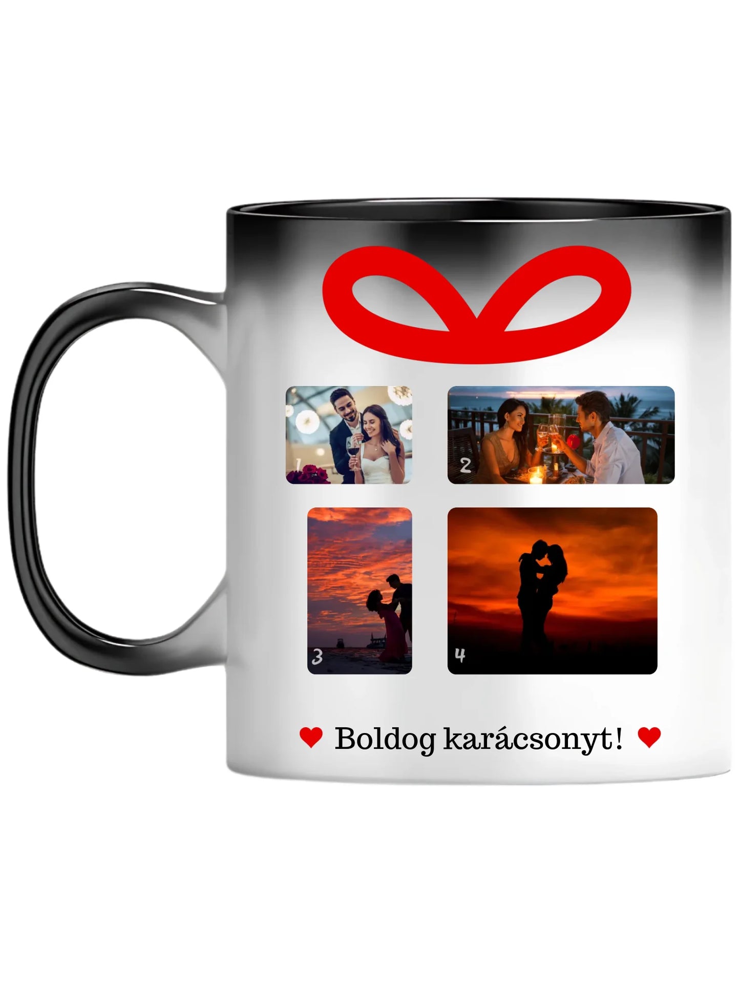 Karácsonyi ajándék fotókollázs - Ajándék Karácsonyra - Fényképes bögre