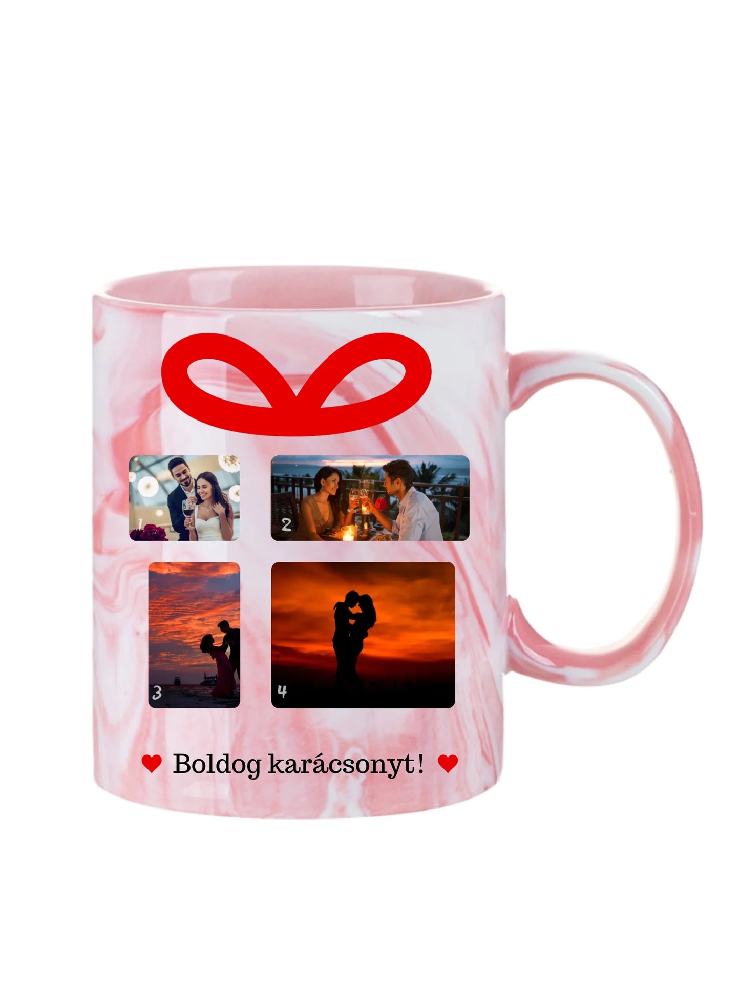 Karácsonyi ajándék fotókollázs - Ajándék Karácsonyra - Fényképes bögre