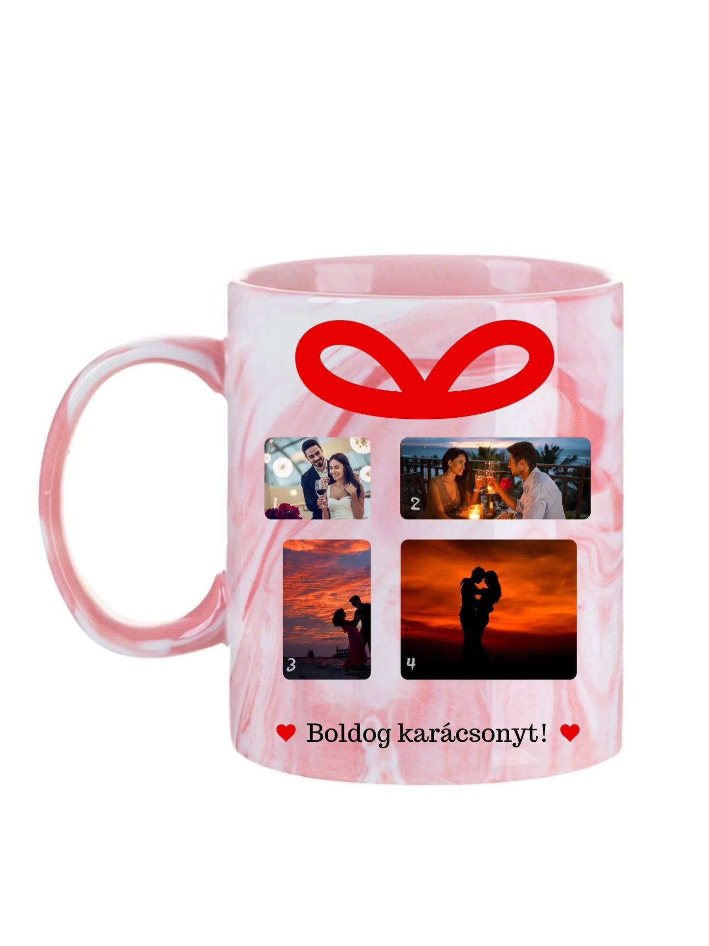 Karácsonyi ajándék fotókollázs - Ajándék Karácsonyra - Fényképes bögre