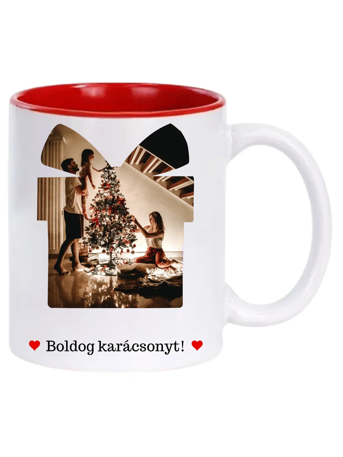 Fényképes karácsonyi ajándék - Ajándék Karácsonyra - Fényképes bögre