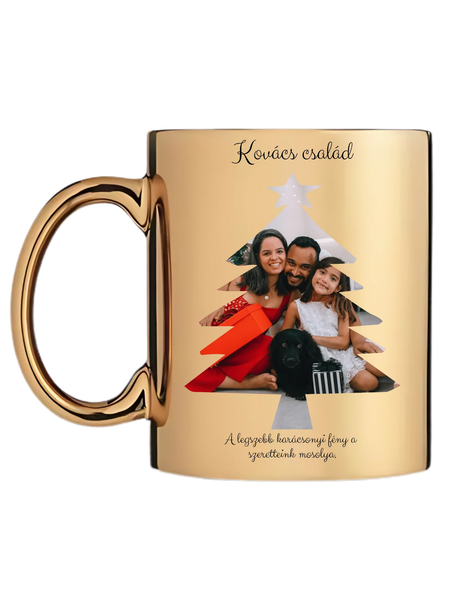 Fényképes Karácsonyfa - Ajándék Karácsonyra - Fényképes bögre