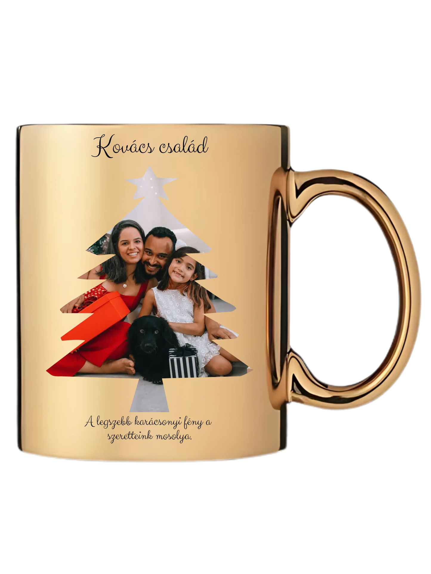 Fényképes Karácsonyfa - Ajándék Karácsonyra - Fényképes bögre